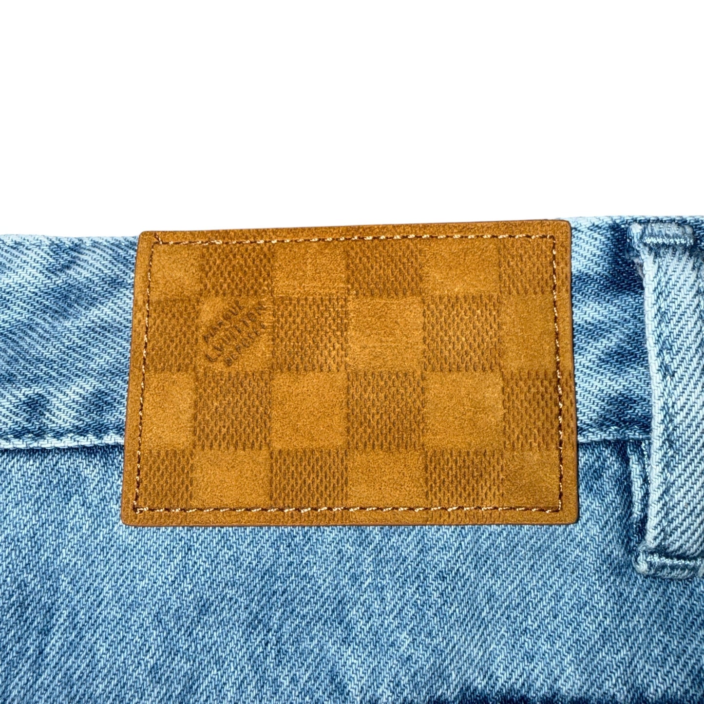 LOUIS VUITTON 25SS Monogram Skate Denim Pants Size 31
