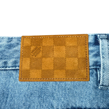 LOUIS VUITTON 25SS Monogram Skate Denim Pants Size 31