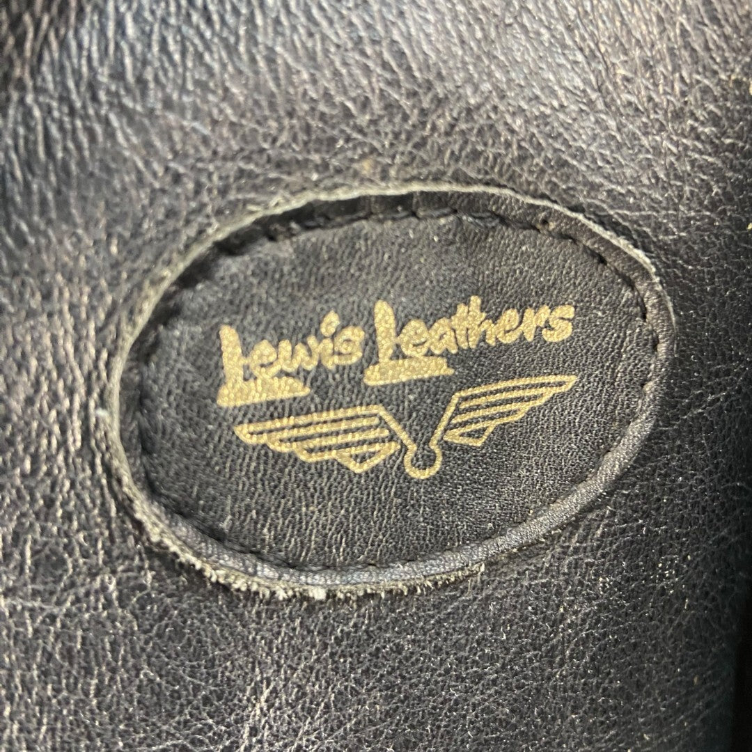 Lewis Leathers 70s Motorcycle jacket Black Size 42