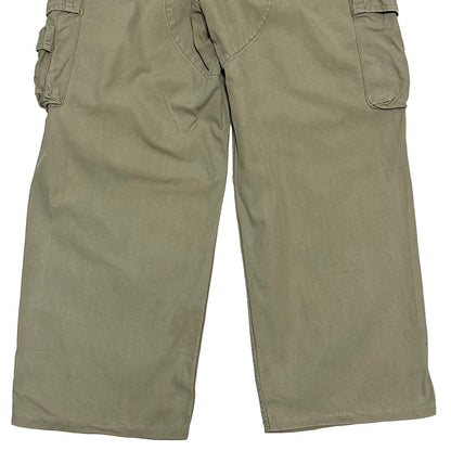 GAP 2000s Multi Pocket Cargo Trousers Ivory Size S