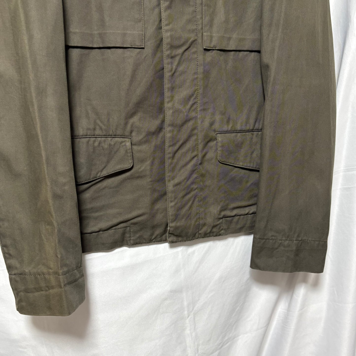 LAD MUSICIAN 06AW Fly Front Stand Military Jacket Size 44