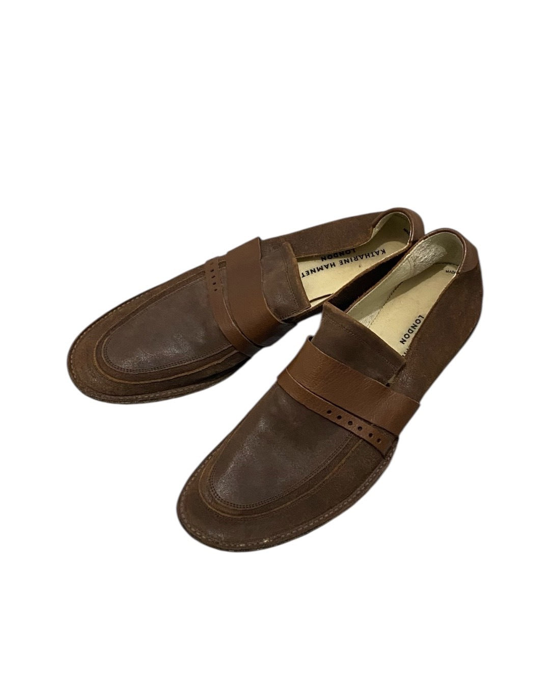 Katharine Hamnett London Brown Leather Size 27
