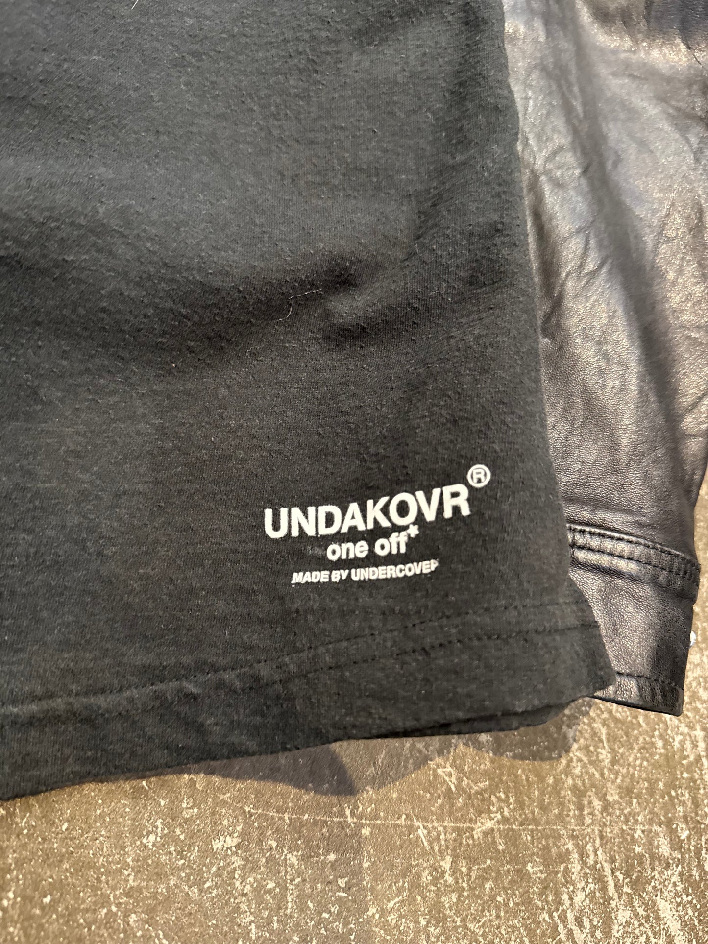 Undercover Black "One Off" Long Sleeve Top