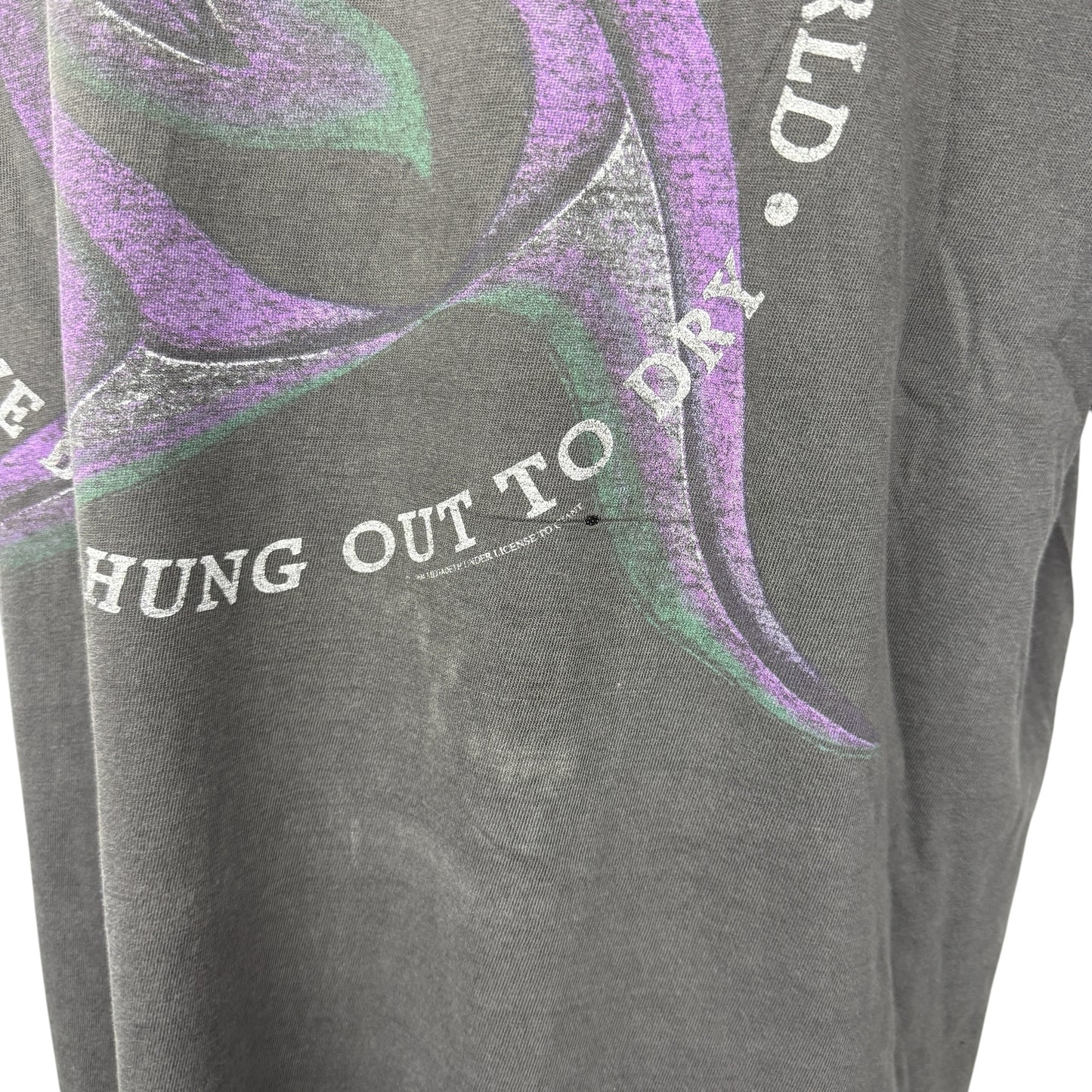 MEGADETH 90s "HUNG OUT TO DRY" Vintage T-Shirt Size XL