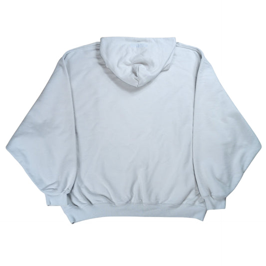 VETEMENTS 23AW Crystals Logo Oversized Hoodie Gray Size S