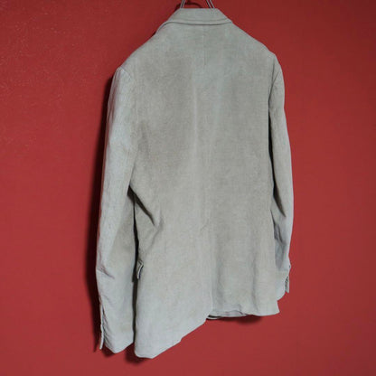 D&G Beige Corduroy Tailored Jacket Size 48