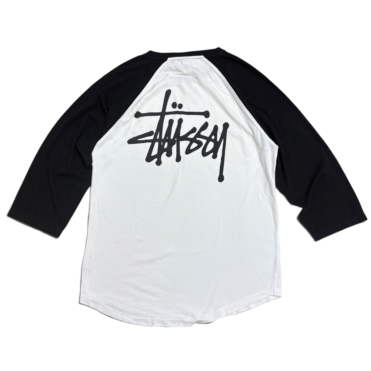 Stussy Raglan Sleeve T-Shirt Size M
