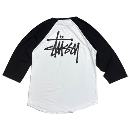 Stussy Raglan Sleeve T-Shirt Size M