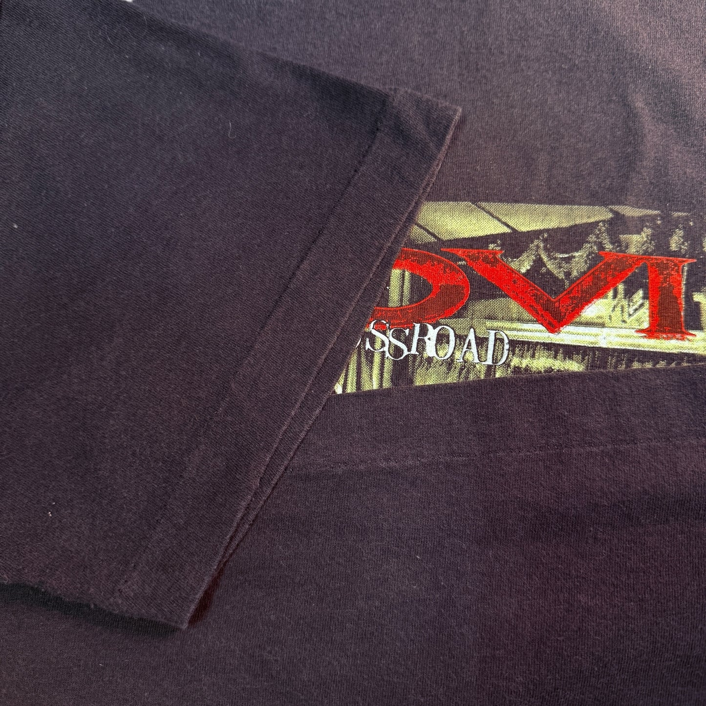 BON JOVI 90s Cross Road Tour World Map Single Stitch Size XL