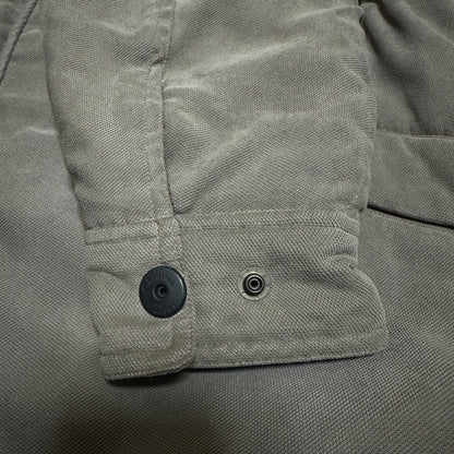 Christian Dior Khaki Military Quilted Hooded Coat
