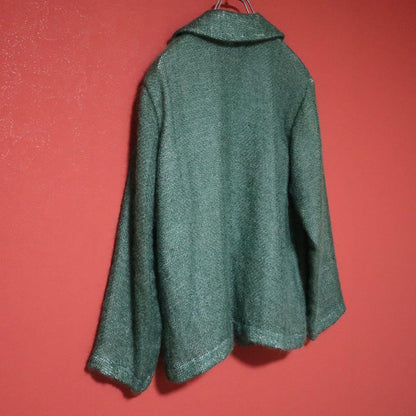 tricot COMME des GARCONS 97AW Tweed Knit Jacket Size FREE