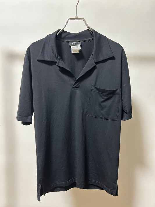 AGNES B. 90s Skipper Polo Shirt Black