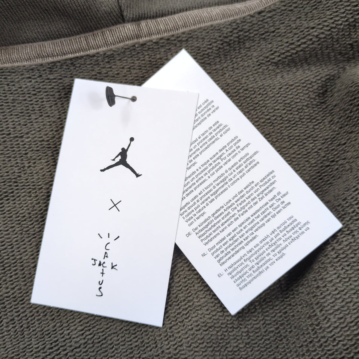 NIKE AIR JORDAN×CUCTUS JACK 24AW Zip Hoodie Size XL