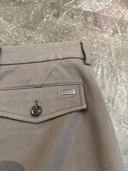 Gucci Brown Cotton Pants Size 46