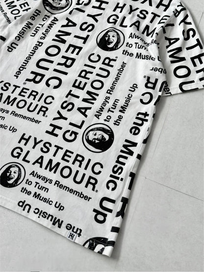 Hysteric Glamour White Graphic T-Shirt Size S