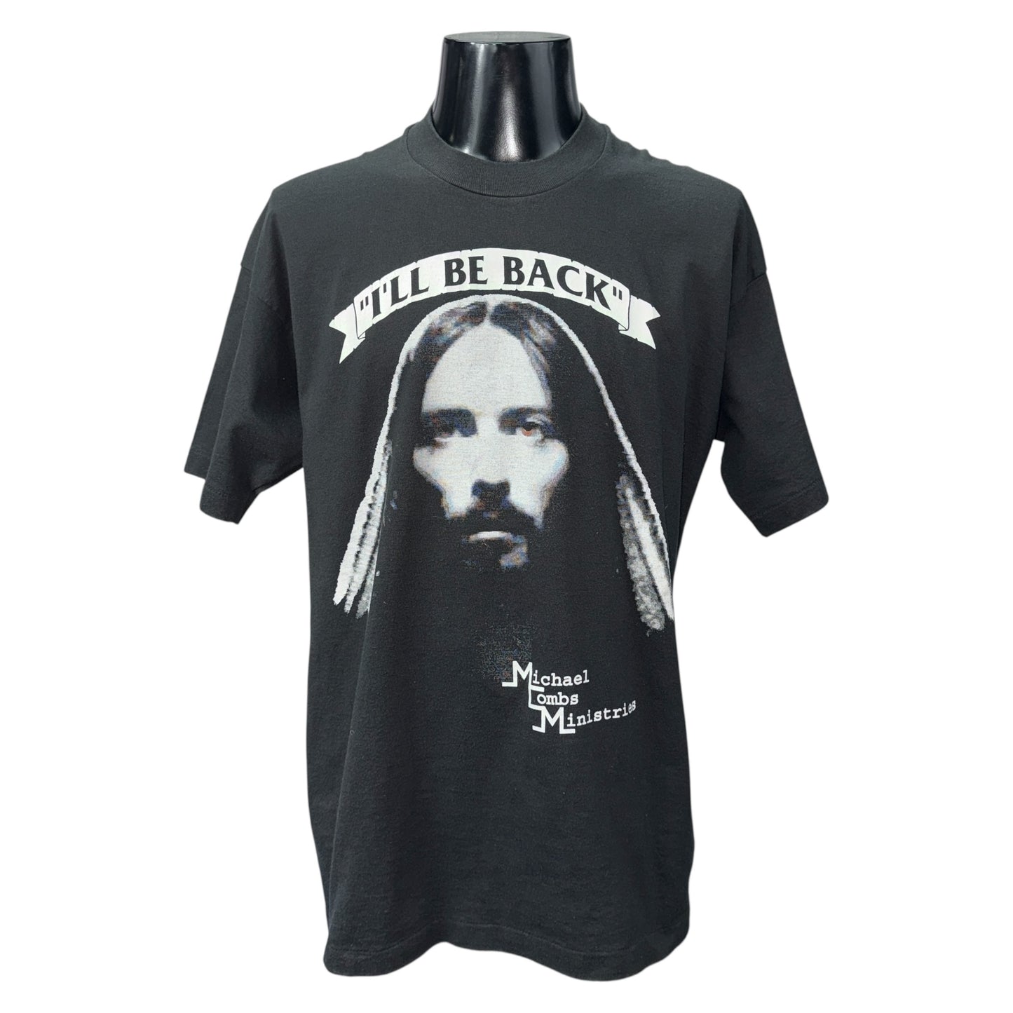 MICHAEL COMBS MINISTRIES I’LL BE BACK 90s T-Shirt Size XL