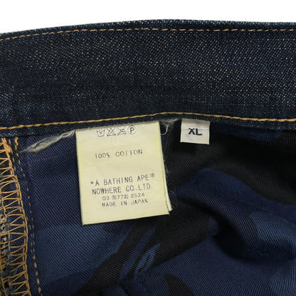 Bape A BATHING APE Denim Jeans Size XL