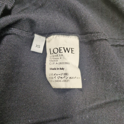 LOEWE Black Triangle Design Merino Wool Sweater Size XS