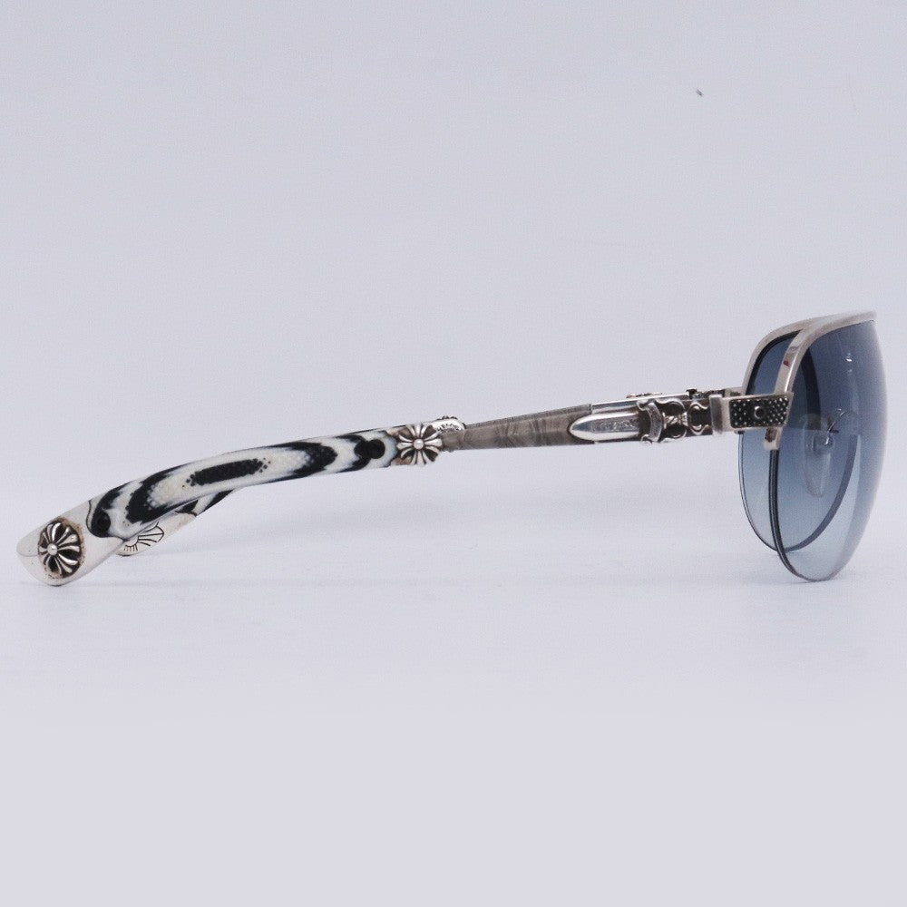 CHROME HEARTS Blade Hummer I Silver Sunglasses Size ONE SIZE