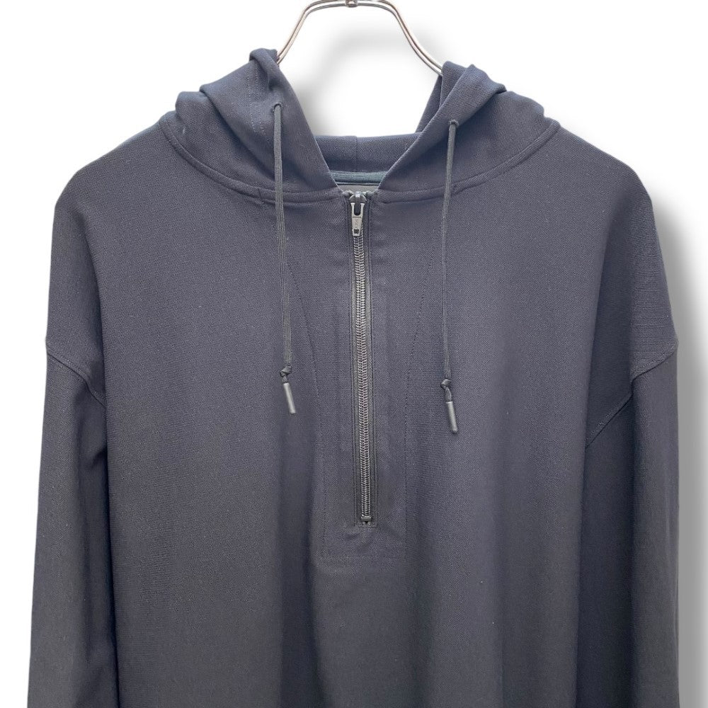 DAIWA PIER39 Tech Flex Jersey Half Zip Hoodie Black Size M