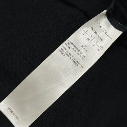 Rick Owens 19SS Cotton Hooded Cardigan Black Size L