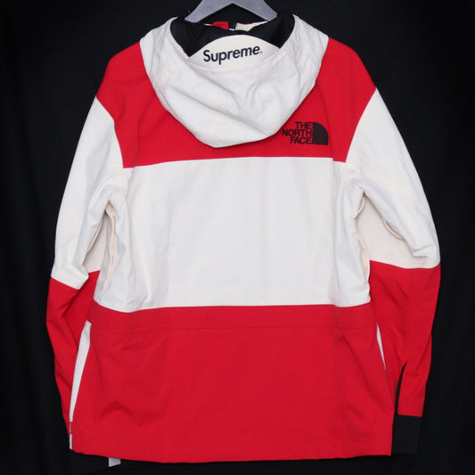 SUPREME 18AW x THE NORTH FACE Expedition White Red Jacket Size S