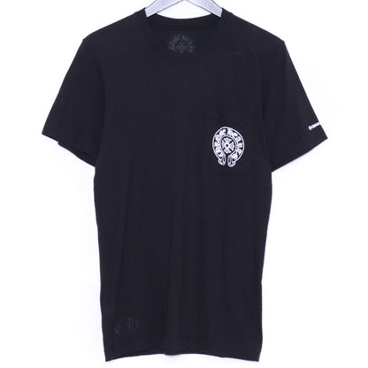 CHROME HEARTS Horseshoe Logo Pocket T-Shirt Black Size S