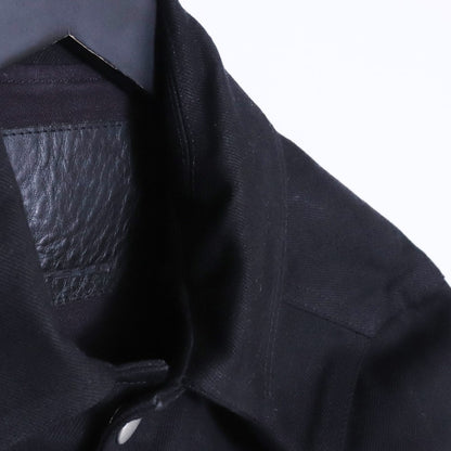 RICK OWENS DRKSHDW Denim Coach Jacket Black Size M