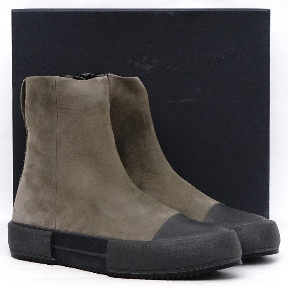 DEVOA 25AW Cow Nubuck Leather Sneakers Beige Size EU 43