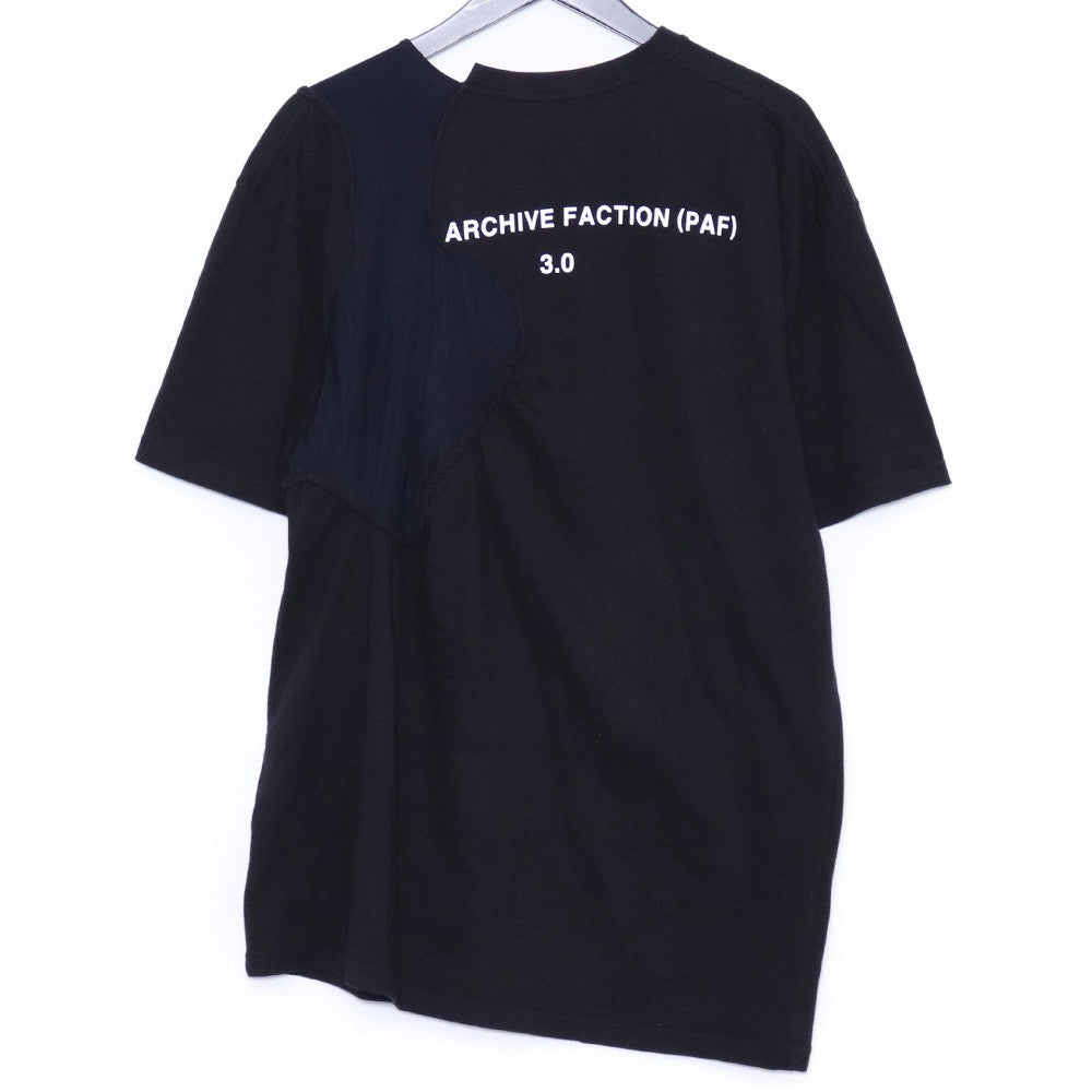 POST ARCHIVE FACTION 20SS 3.0 Sleeve T-Shirt Black Size L
