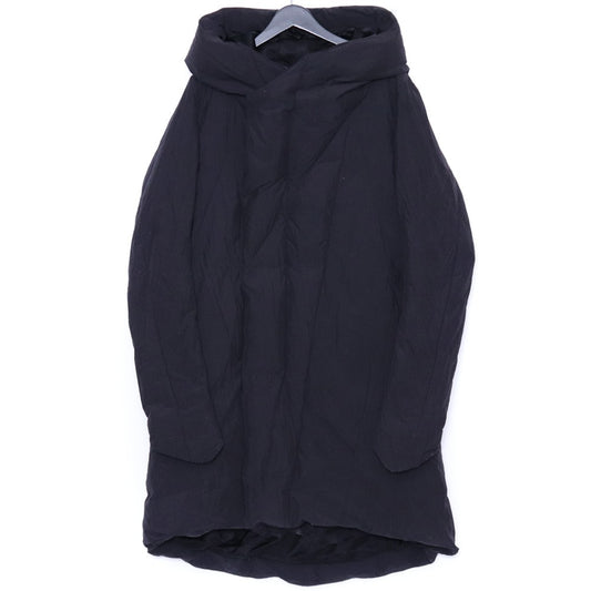 JULIUS 14AW Black Seamed Down Mods Coat Size 2