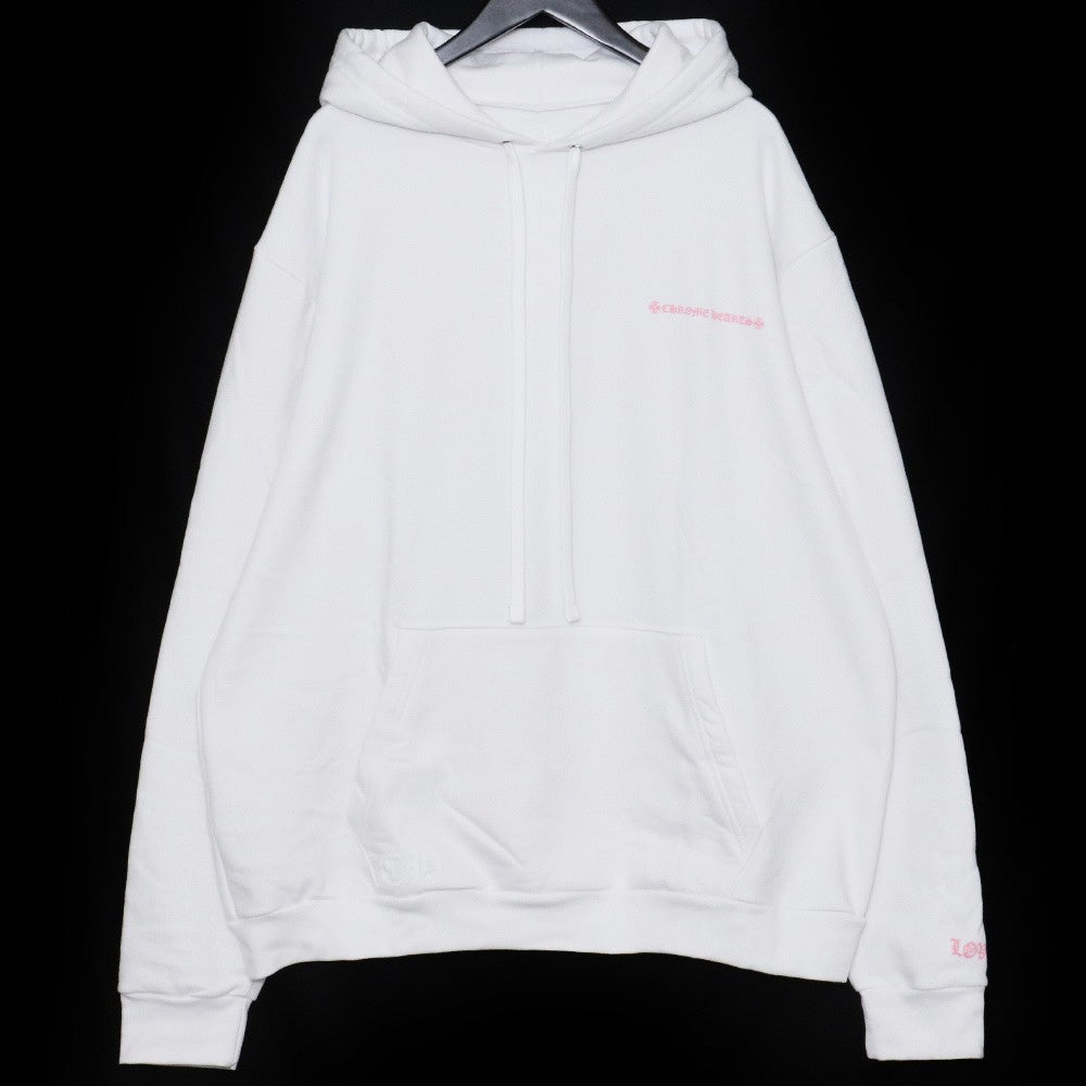 CHROME HEARTS LLS Pullover Hoodie White Size XXL