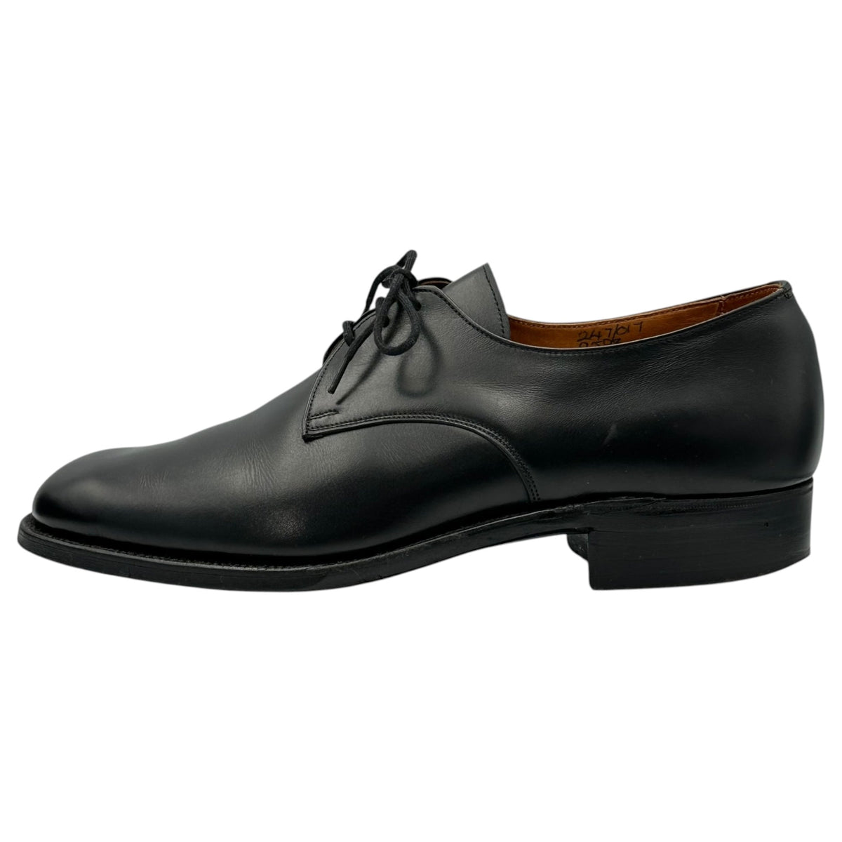 Tricker's 70s Vintage Plain Toe Shoes Black Size 7 1/2