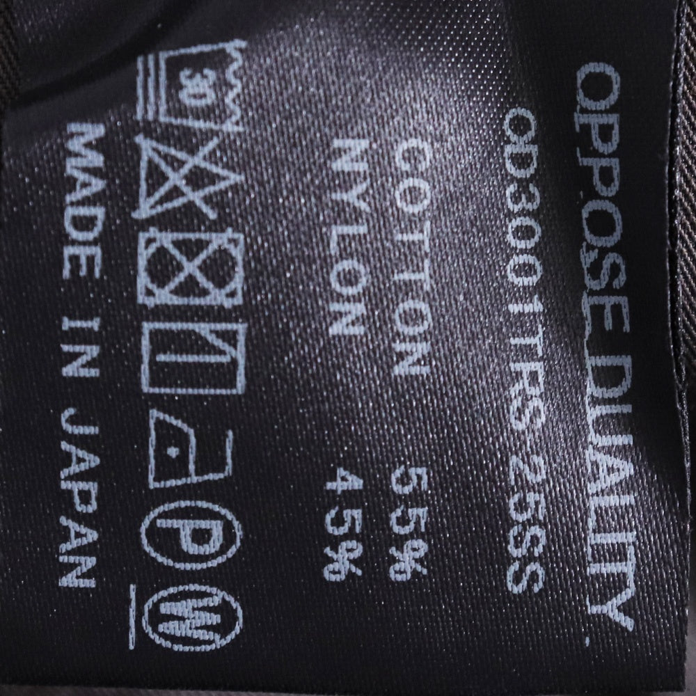 GRAY 25SS 12-Pocket Panel Pants Black Size 46