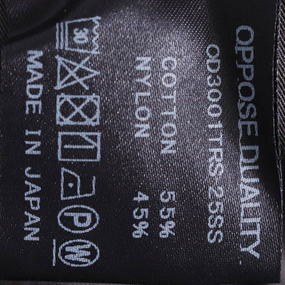 GRAY 25SS 12-Pocket Panel Pants Black Size 46