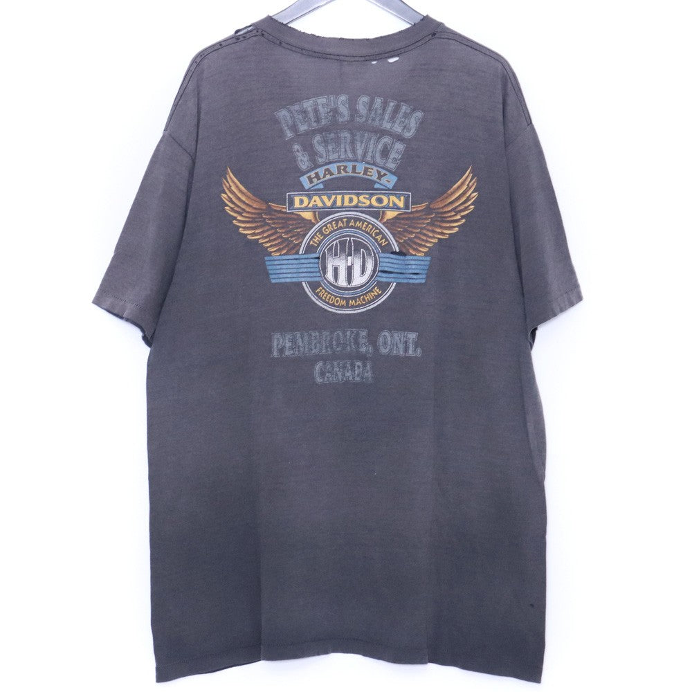HARLEY DAVIDSON 1995 Brute Force T-Shirt Black Size XL