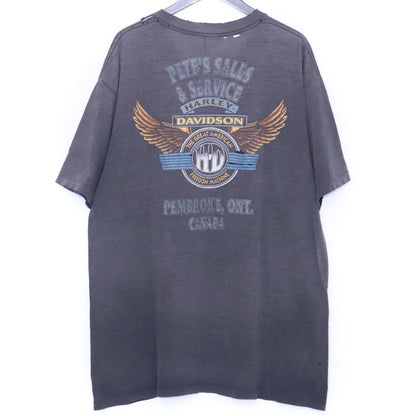 HARLEY DAVIDSON 1995 Brute Force T-Shirt Black Size XL