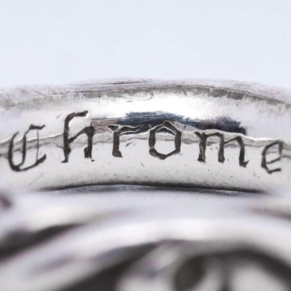 CHROME HEARTS Scroll Band Ring Silver Size ONE SIZE