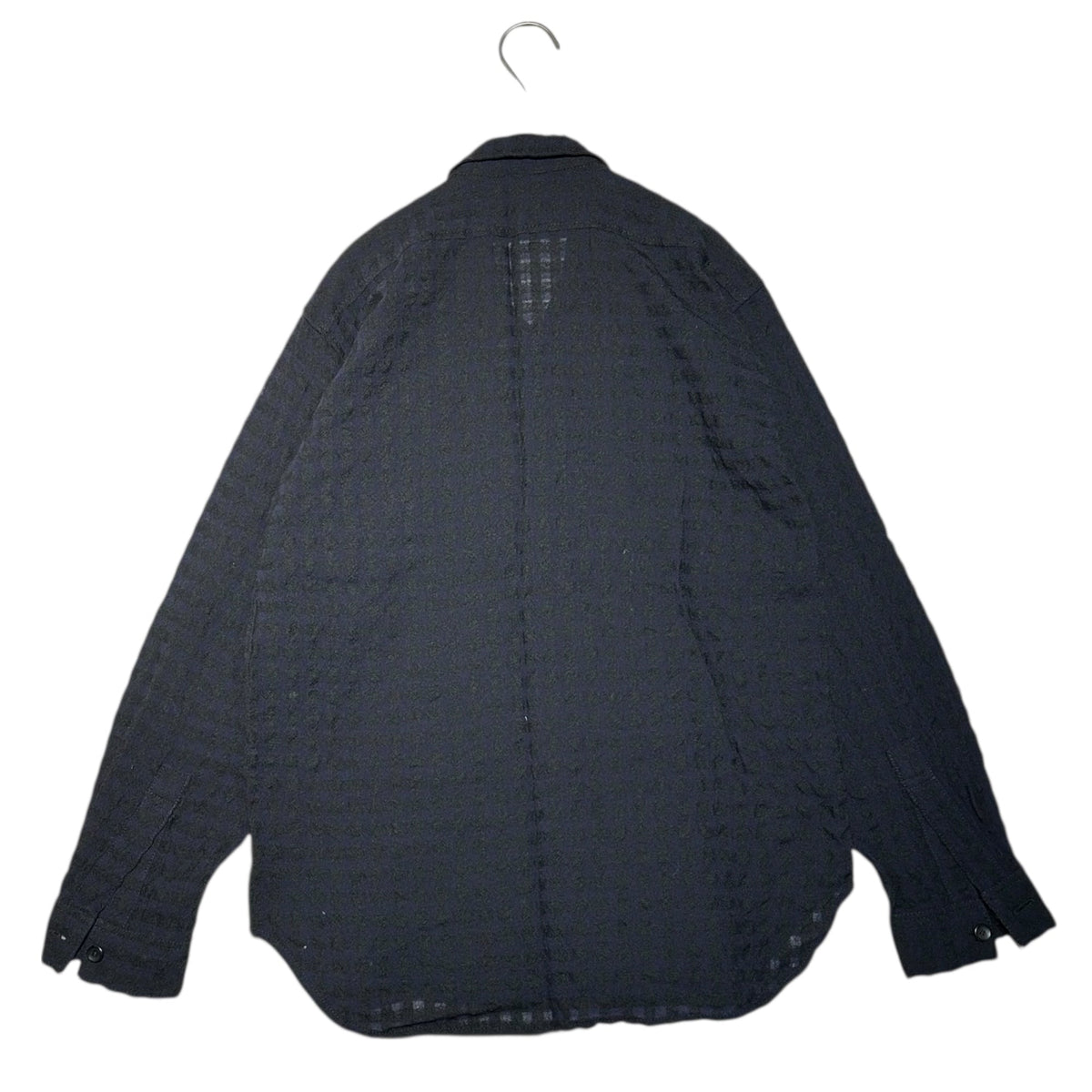 Y's 70s-80s Sheer Check Shirt Multi