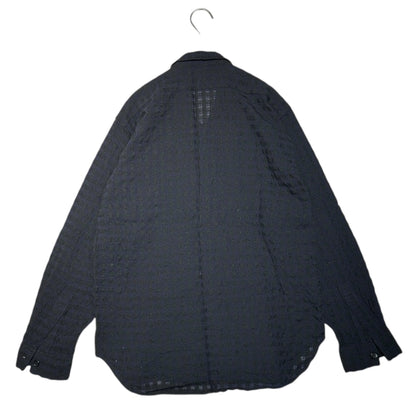 Y's 70s-80s Sheer Check Shirt Multi