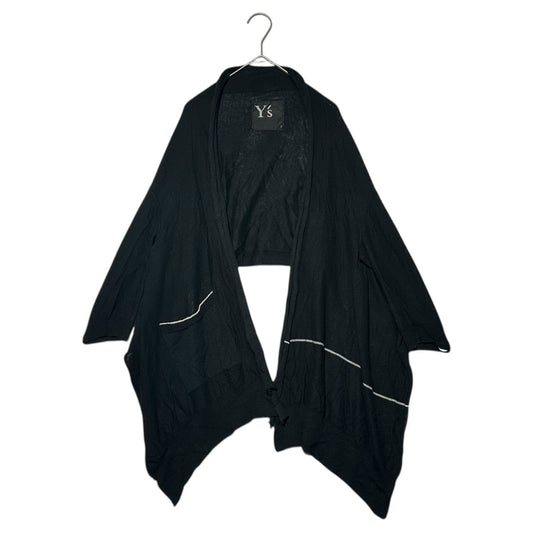 Y's Line Design Knit Bolero Cardigan Black/White Size 2