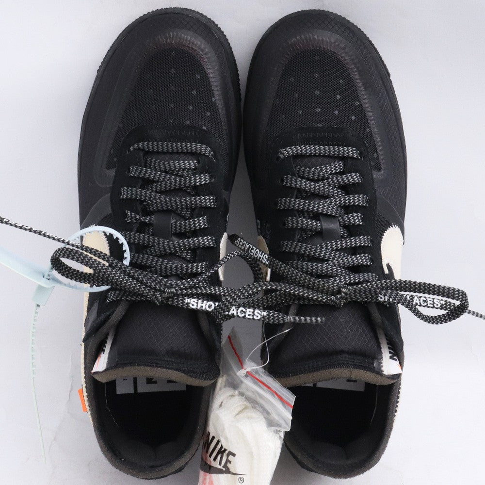 Off-White Nike The 10 Air Force 1 Black Sneakers Size 26cm