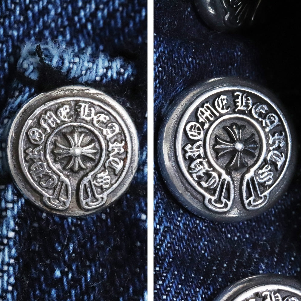 Chrome Hearts RS Bootleg Flare Denim Cross Button Size 32