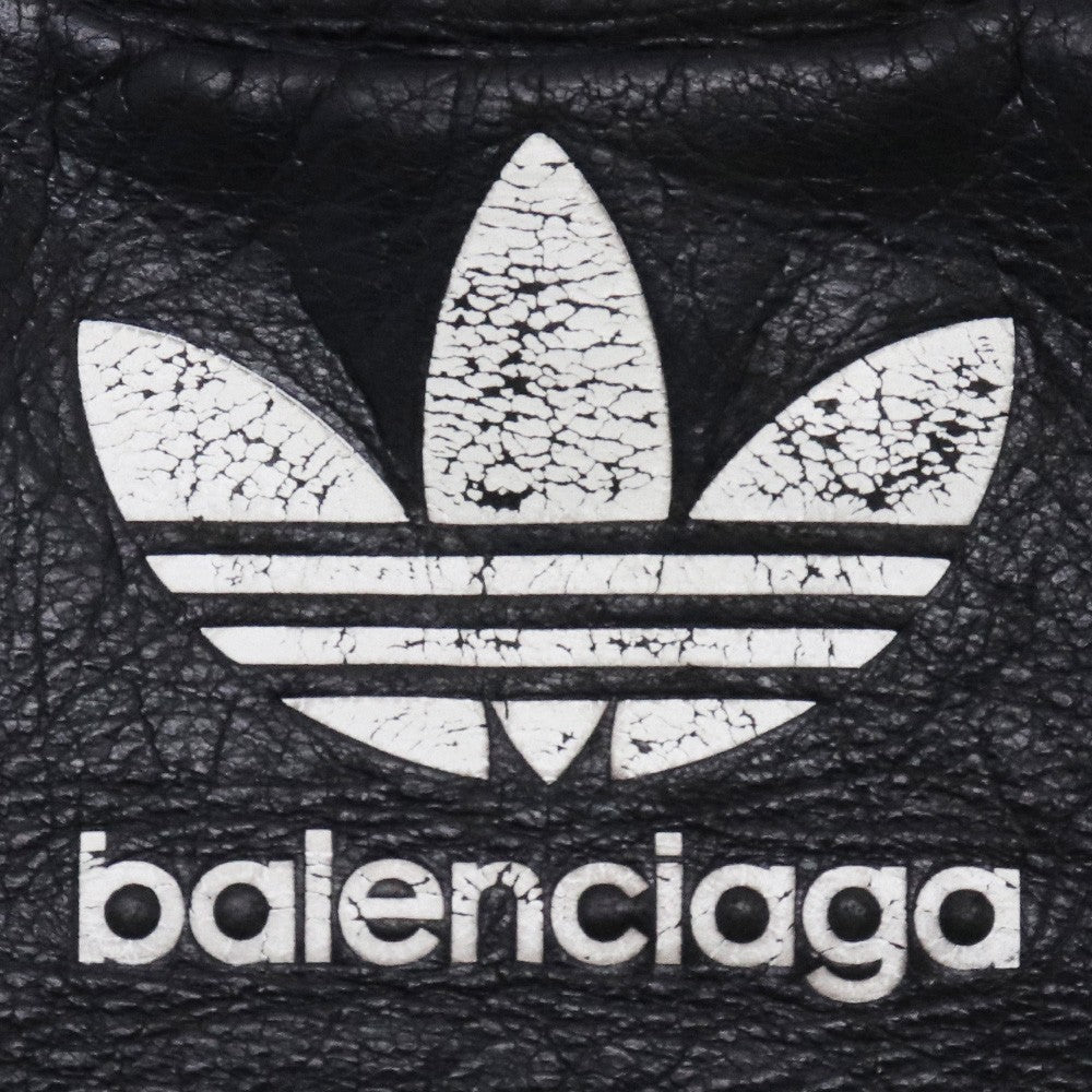 BALENCIAGA × ADIDAS North-South Leather Bag Black Size F
