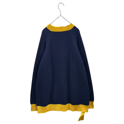MARNI 23AW Broken Fisherman Wool Cardigan Size 40