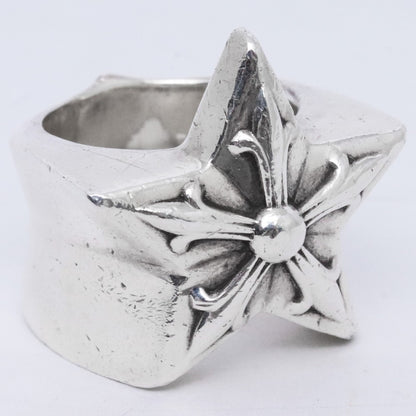 CHROME HEARTS Large Star Ring Silver Size ONE SIZE