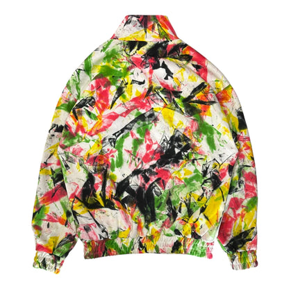 CELINE 22SS Tie-Dye Paint Print Track Jacket Multi Size S