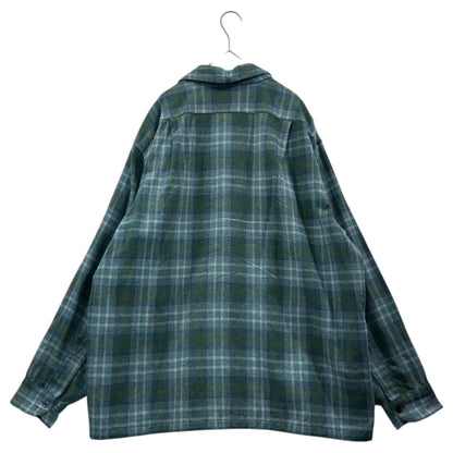 s Board Shirt x PENDLETON 70s Vintage Board Open Shirt Blue/Green