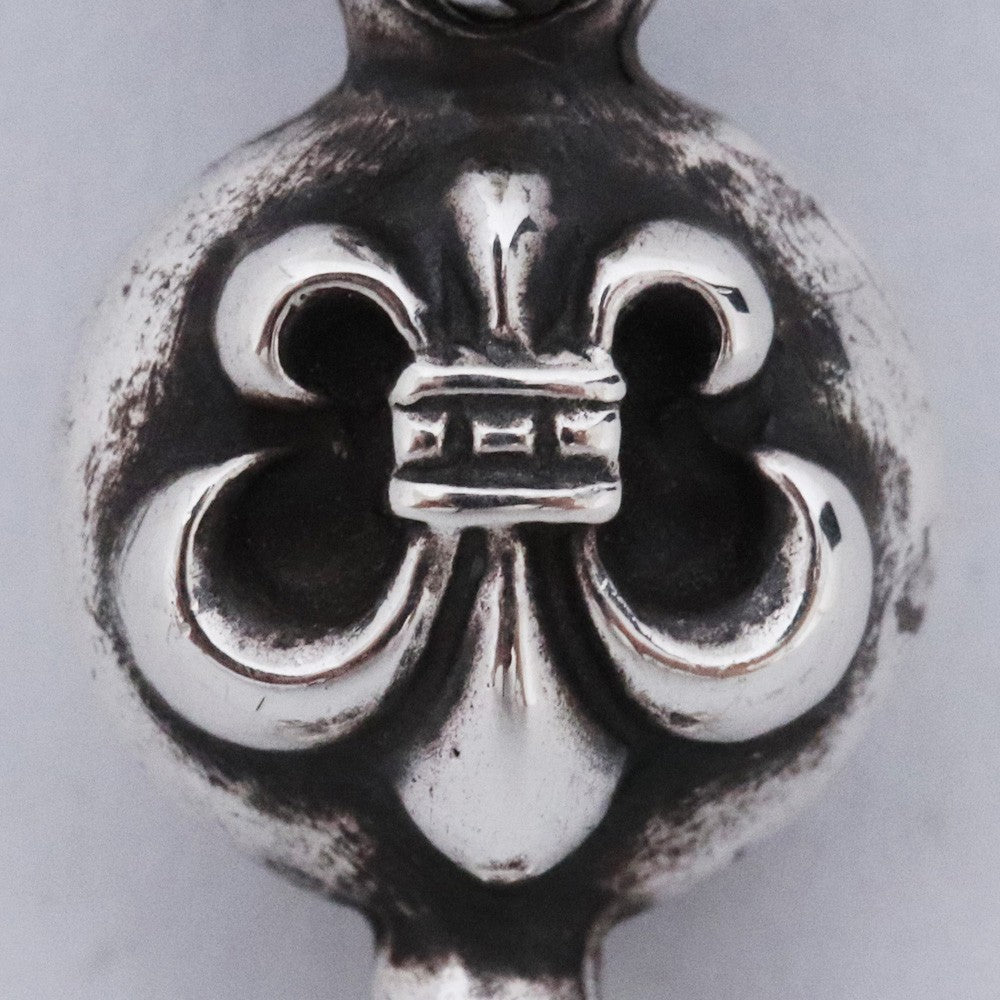 CHROME HEARTS 1 Ball BS Fleur Charm Silver Size F