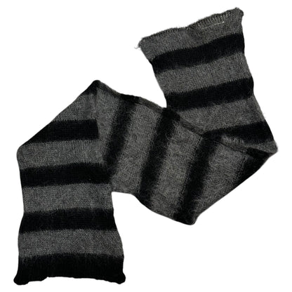 Maison Martin Margiela 99AW By Miss Deanna Scarf Black/Gray